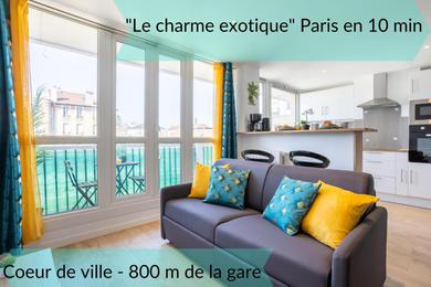 Апартаменты Le Charme Exotique Paris en 10 minutes
