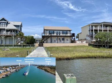 Дом отдыха Finn's Landing - Waterfront Home w/ Dock, Kayaks, Firepit, & Gameroom. Near North Topsail Beach!