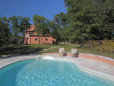 Дом отдыха Delightful Holiday Home in Cossignano with Swimming Pool
