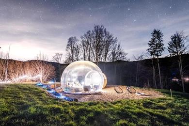 Люкс-шатер Bubble Tent Gutach- Schlafen unterm Sternenhimmel