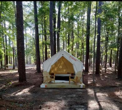 Люкс-шатер Tentrr State Park Site - Louisiana North Toledo Bend State Park - Forest Glade H - Single Camp