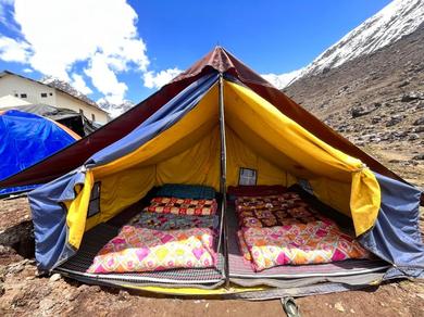 Luxury tent Kedar hill camps