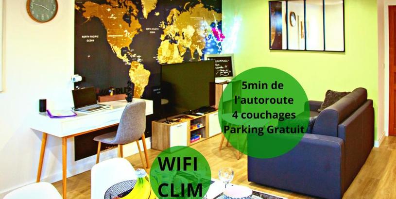 Апартаменты LE CONCORDE-WIFI-Clim-Parking-3étoiles-OcKeys