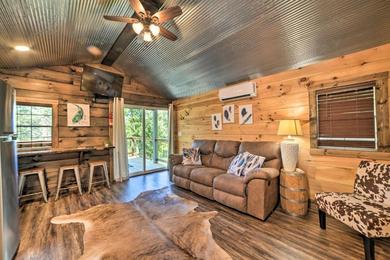 Rustic Dog-Friendly Cabin with Deck and Fire Pit!