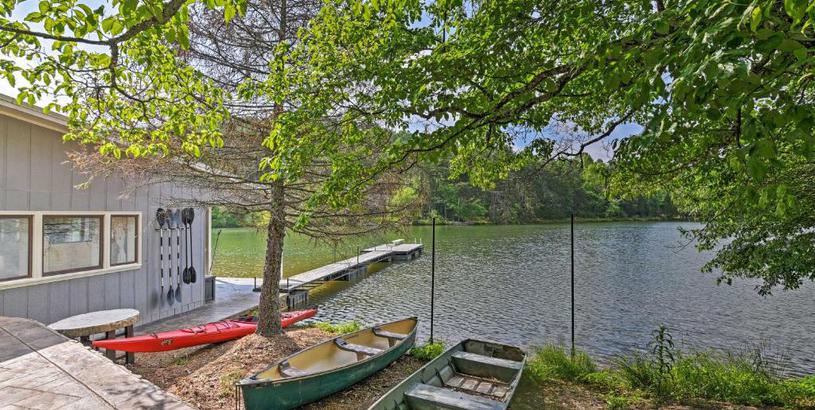 Holiday home Lakefront Six Mile Retreat with Hot Tub and Dock!