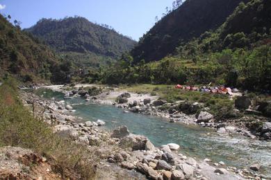 Campsite Riveredge Ramganga