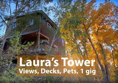 Дом отдыха Laura's Tower - Unique Paonia Views, King Bed, Pets, Private, 1 Gig
