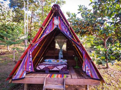 Luxury tent Kindiwayra Ecohostal
