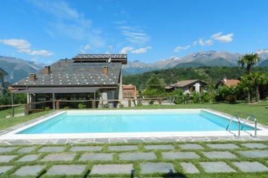 Вилла Villa La Corte with amazing pool and garden