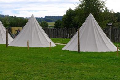 Кемпинг Campingzelte im Geschichtspark Bärnau-Tachov