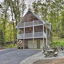 Дом отдыха Cozy Old Forge Home with 2 Porches, Fire Pit, Hot Tub