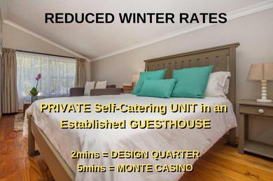 Апартаменты Unit 4 in Fourways CENTRAL with BEST RATES 5mins to Monte