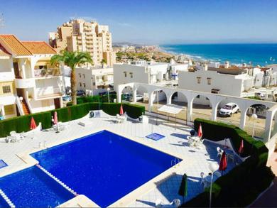 Apartments Apartment with pool, sea views & balcony less than 10min walk to La Mata Beach!