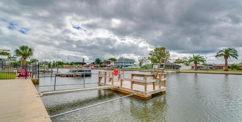 Hotel Hernando Beach Waterfront Home with Boat Dock and Deck
