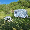 Кемпинг Camping La Fôret du Morvan Vintage caravan
