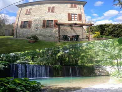 Дом отдыха BIO Tuscan Farmhouse by the river, peaceful place