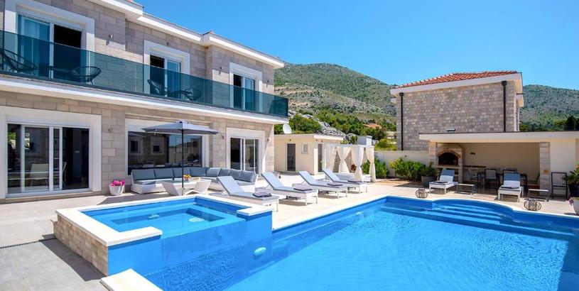 Villa Luxury Villa Miriam with private pool and jet pool near Dubrovnik