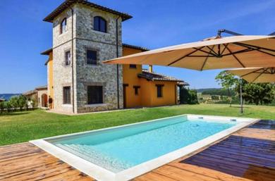 Вилла 4 bedrooms villa with private pool furnished garden and wifi at Montecampano