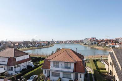 Apartments Penthouse with 2 very large terraces south facing overlooking ZEGEMEER, prime location, near the sea, 2 bedrooms, free garage