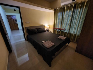 Hotel Fully Furnished Studio Apartment in North Goa with Reserved Parking
