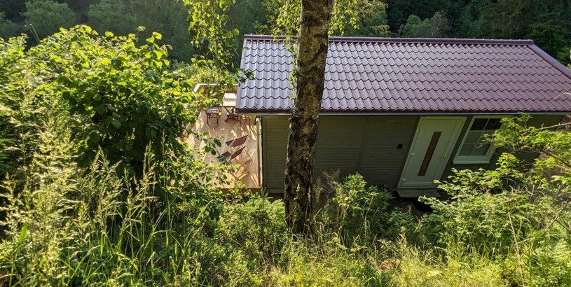 Дом отдыха Ruhiges Ferienhaus mit Sauna: Hellaberg III