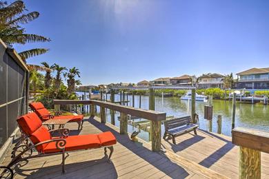 Tropical Apollo Beach House with Heated Pool and Dock!