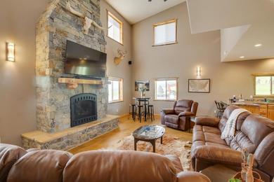 Rustic Home with Grill, Fireplace, 13 Mi to Sturgis!