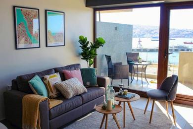 Apartments Espectacular departamento con vista al mar en Mirador Barón Valparaíso