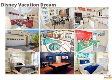 Holiday home Disney Dream with Hot Tub, Pool, Xbox, Games Room, Lakeview, 10 min to Disney, Clubhouse