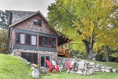 Lakefront Mercer Cabin with 2 Lofts, Fire Pit and Porch