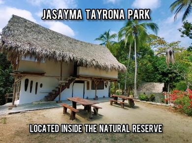 Hotel Jasayma dentro del Parque Tayrona