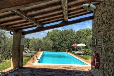 Вилла Il Tribbio vicino al paese piscina,oliveto,WiFi