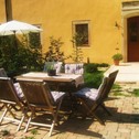 Отель Ferienhaus in Sobrigau mit Garten, Terrasse und Grill