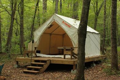Luxury tent Tentrr Signature Site - The Babbling Brook