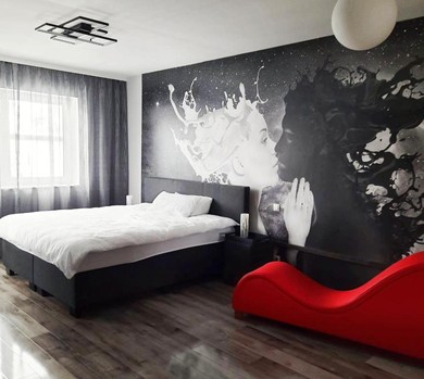 Отель Red&Black Room