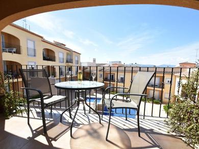 Apartments Magnificent apartment in Teulada with shared pool