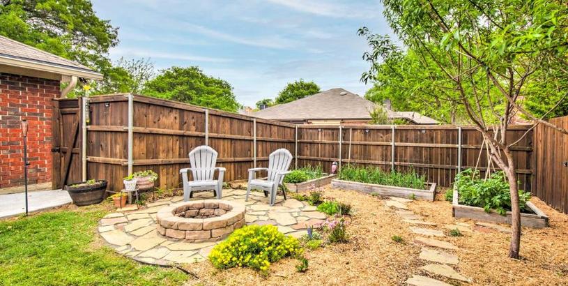Дом отдыха Modern Coppell Retreat with Patio and Fire Pit!