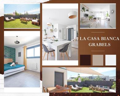 Villa La Casa Bianca Grabels Proche Montpellier Hôpitaux- Facultés