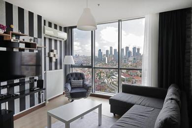 Дом отдыха Atasehir Ultralux 2 Bedroom Apartment With City View