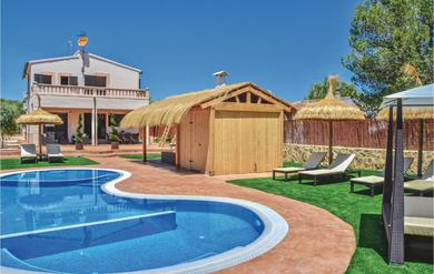 Awesome Home In Son Serra De Marina With 4 Bedrooms, Jacuzzi And Outdoor Swimming Pool