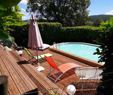 Дом отдыха Maison de 4 chambres avec piscine privee jardin clos et wifi a Pierrefiche