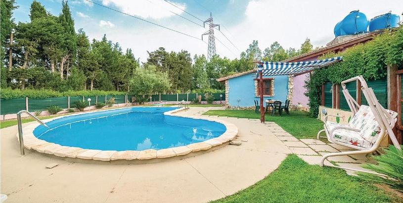 Дом отдыха Nice home in Villacidro VS with 2 Bedrooms and Outdoor swimming pool