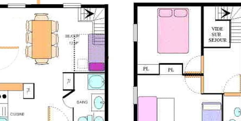 Апартаменты Appartement Termignon, 3 pièces, 8 personnes - FR-1-508-14