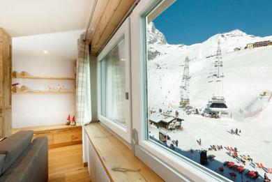 Апартаменты HelloChalet - Maison Rêve Blanc - ski in ski out access in front of Cretaz Lift in the heart of center