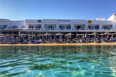 Отель Acrogiali Beach Hotel Mykonos