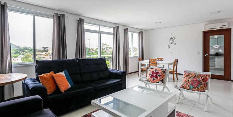 Apartments APTO 4Q TRIPLEX incrível no canto da Lagoa da Conceição #LA03