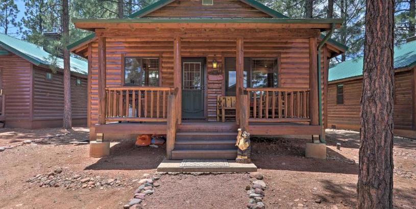 Дом отдыха Overgaard Cabin at Bison Ranch with Grill and Deck