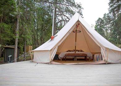 Luxury tent Glamping in the Trosa Archipelago